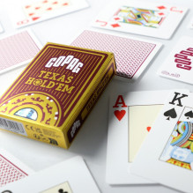 Copag Texas Holdem Pokerio Kortos (Raudonos)