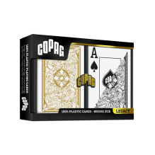 Copag Legacy Bridge Jumbo Index Playing Cards Double Deck (Black Gold)