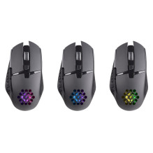 Gaming Mouse - Mouse Defender GM-514 RGB 3200 DPI Black