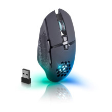 Gaming Mouse - Mouse Defender GM-514 RGB 3200 DPI Black