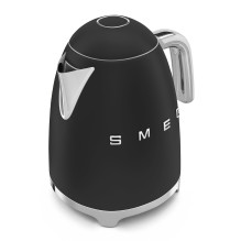 Electric Kettle - SMEG KLF03BLMEU 1.7L 2400W Stainless Steel Black