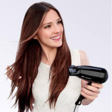 Džiovintuvas - Braun Hairdryer Satin Hair 1 HD130 1200W Dual Heat Settings Travel Black