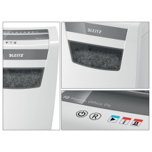 Paper Shredder - Leitz IQ Home Office P-4, Shredded 22 cm, White