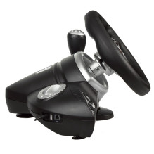 Žaidimų Valdiklis - NanoRS RS700 USB Vairo 270° Sukimosi Xbox One, PC, PS4, PS3, Juodas, Sidabrinis