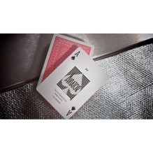 Aviator Pinochle Standard Pokerio Kortos (Raudonos)