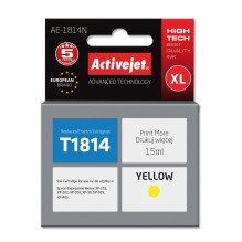 Ink Cartridge - Activejet AE-1814N Replacement Epson 18XL Yellow 15 ml