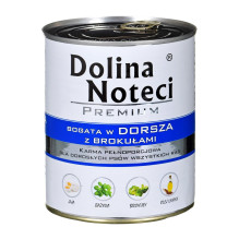 Šunų Maistas - Dolina Noteci Premium Daug Menkės ir Brokolių 800 g