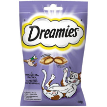 Cat Treats - Dreamies 60g Duck Treats