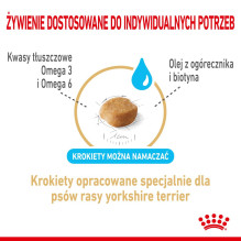 Šunų Maistas - Royal Canin Yorkshire Terjeras 8+ Paukštiena 1,5 Kg