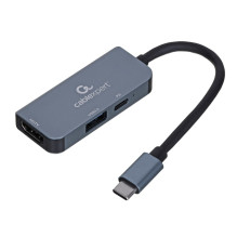 USB Adapter - Gembird A-CM-COMBO3-02 Silver