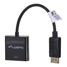 Vaizdo Kabelio Adapteris - Lanberg AD-0007-BK, Juodas Vaizdo Kabelio Adapteris - Lanberg AD-0007-BK, Juodas