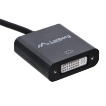 Video Cable Adapter - Lanberg AD-0007-BK, Black