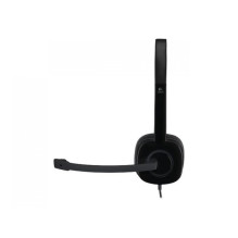 Headphones - Headset Logitech H151 Stereo 3.5mm with rotating microphone and volume control Headphones - Headset Logitech H151 Stereo 3.5mm with rotating microphone and volume control