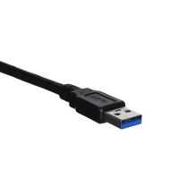 USB Laidas - Lanberg CA-USBA-30CU-0010 1m USB 3.0 A M / F Juodas USB Laidas - Lanberg CA-USBA-30CU-0010 1m USB 3.0 A M / F Juodas