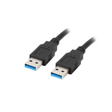 USB Laidas - Lanberg CA-USBA-30CU-0010 1m USB 3.0 A M / F Juodas USB Laidas - Lanberg CA-USBA-30CU-0010 1m USB 3.0 A M / F Juodas