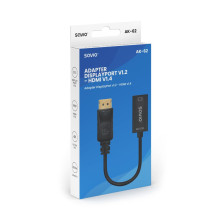 DisplayPort Adapteris - Savio 4K, AK-62 DisplayPort Adapteris - Savio 4K, AK-62
