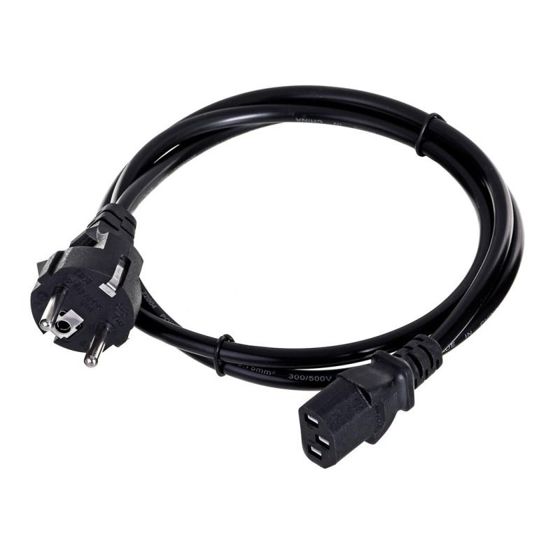 Power Cable - Savio CL-138 1.2 m IEC C13 Male to Type E Female Black