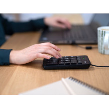 Skaitmeninė klaviatūra - Trust 22221 USB juoda