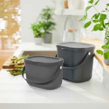 Waste Container - ROTHO Albula 3.2L Anthracite Waste Container - ROTHO Albula 3.2L Anthracite