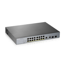 Switch - Zyxel GS1350-18HP Managed L2 Gigabit Ethernet PoE 250W Gray Switch - Zyxel GS1350-18HP Managed L2 Gigabit Ethernet PoE 250W Gray
