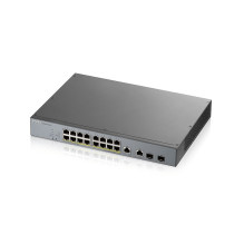 Switch - Zyxel GS1350-18HP Managed L2 Gigabit Ethernet PoE 250W Gray Switch - Zyxel GS1350-18HP Managed L2 Gigabit Ethernet PoE 250W Gray