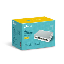 Network Switch - TP-Link TL-SF1008D 8-Port Unmanaged Fast Ethernet 10 / 100 Mbps Network Switch - TP-Link TL-SF1008D 8-Port Unmanaged Fast Ethernet 10 / 100 Mbps