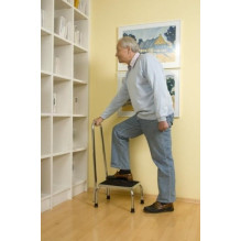 Bathroom Step - Handrail Model, Non-Slip Black / Chrome Bathroom Step - Handrail Model, Non-Slip Black / Chrome