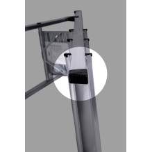 Ladder - SOLIDY 4 Steps KRAUSE, Black