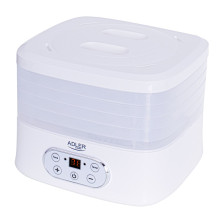 Food Dehydrator - ADLER AD 6658, 5 Trays, LCD, White