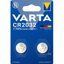 Battery - Varta CR2032 Lithium Coin Battery 3V 20x3.2mm 2pcs