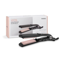 Plaukų Tiesinimo Žnyplės - BaByliss Crimper 35mm Keraminis-Turmalinas 10 Temperatūros Nustatymų Juoda Rožinė Plaukų Tiesinimo Žnyplės - BaByliss Crimper 35mm Keraminis-Turmalinas 10 Temperatūros Nustatymų Juoda Rožinė