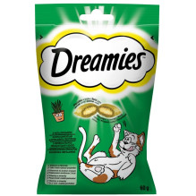 Kačių skanėstai - DREAMIES su katžole 60 g
