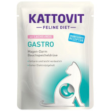 Drėgnas Kačių Maistas - KATTOVIT Feline Diet Gastro 12 x 85g Paukštienos Skonio