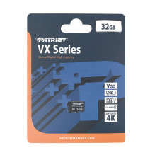 MicroSD Card - Patriot VX Series 32GB V30, Gold MicroSD Card - Patriot VX Series 32GB V30, Gold