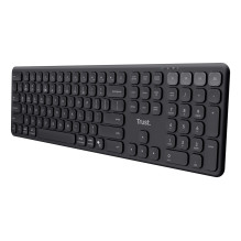 Keyboard - Trust Vaiya Universal USB RF Wireless Bluetooth Full Size US English Black