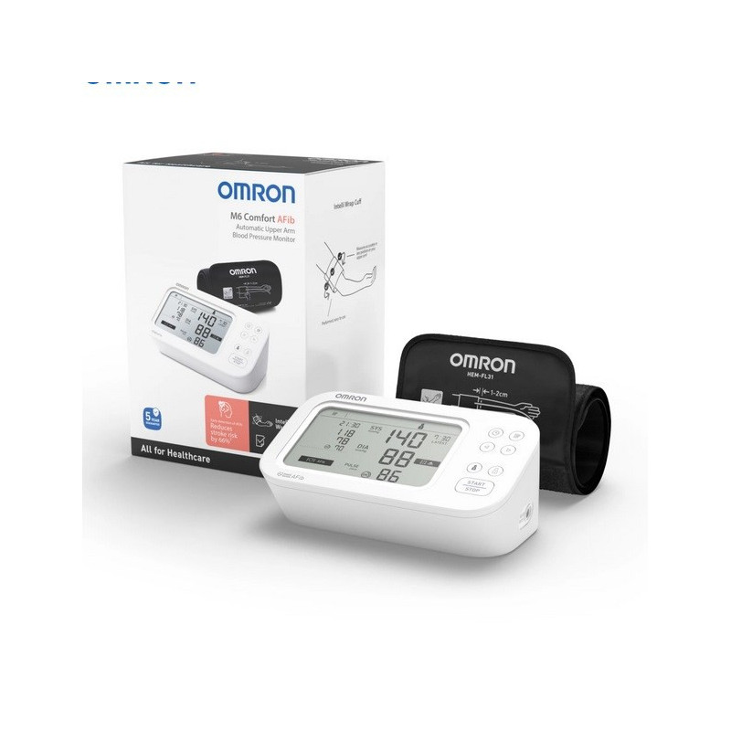 Kraujospūdžio Matuoklis - Omron M6 Comfort AFIB Automatinis LCD