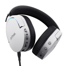 Headphones - Trust GXT 491W FAYZO Wired and Wireless USB Type-C Bluetooth with Microphone, Black, White