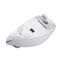 Computer Mouse - Trust Verto Vertical Ergonomic Wireless Mouse 25132 - White
