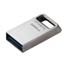 USB Flash Drive - Kingston DataTraveler 128GB 200MB/s Metallic Silver