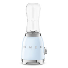 Blender - SMEG PBF01PBEU Compact Personal with 2 Tritan Bottles Stainless Steel Blue