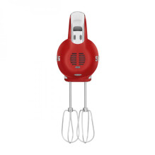 Rankinis Plaktuvė - SMEG HMF01RDEU 9 Greičių Lygiai, Turbo Funkcija, Nerūdijančio Plieno Plaktuvai Raudona