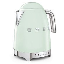 Electric Kettle - SMEG KLF04PGEU 1.7L 7 Temperature Settings 360° Rotation Mechanism Pastel Green