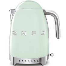 Electric Kettle - SMEG KLF04PGEU 1.7L 7 Temperature Settings 360° Rotation Mechanism Pastel Green