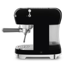Kavos Aparatas - SMEG ECF02BLEU 15-Bar Rankinis Espresso Aparatas su Garų Antgaliu Juodas