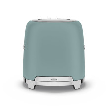 Toaster - SMEG TSF01EGMEU 2-Slice Defrost/Reheat Toaster Brown Green