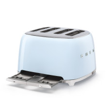 Toaster - SMEG TSF03PBEU 4-slice Retro with 6 brown levels, Pastel Blue