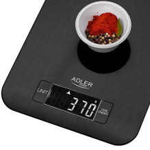 Virtuvinis Svarstyklės - Elektroninės Nerūdijančio Plieno su LCD Ekranu, Tare Funkcija, 5 kg Talpa, 1 g Tikslumas, Daugi