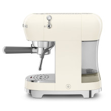 Kavos Aparatas - SMEG ECF02CREU 15-Bar Rankinis Espresso Termoblokas 1.1L Kremas