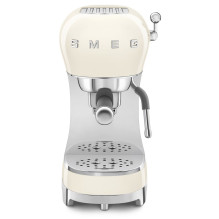 Kavos Aparatas - SMEG ECF02CREU 15-Bar Rankinis Espresso Termoblokas 1.1L Kremas
