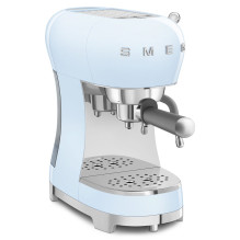 Kavos Aparatas - SMEG ECF02PBEU 15-Bar Rankinis Espresso Aparatas 1.1L Vandens Bakas Mėlynas